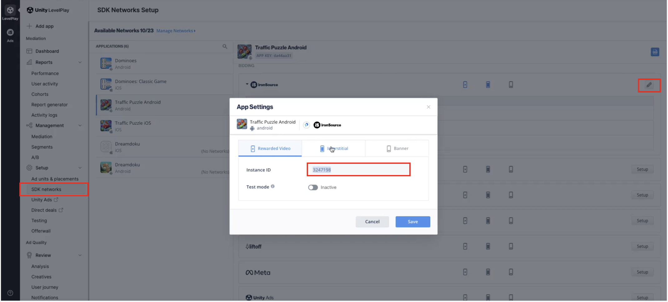 Connect IronSource Bidding